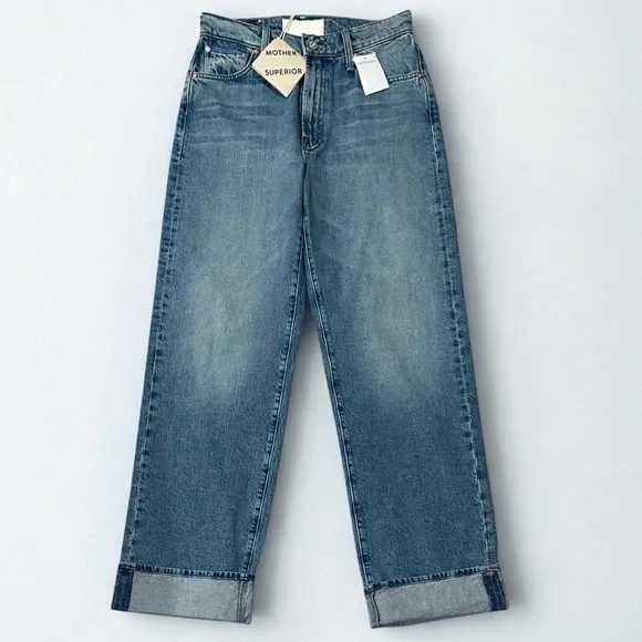 MOTHER The Dodger Cuff Jeans Size 25 in Leap of Faith NWT - Picture 5 of 16